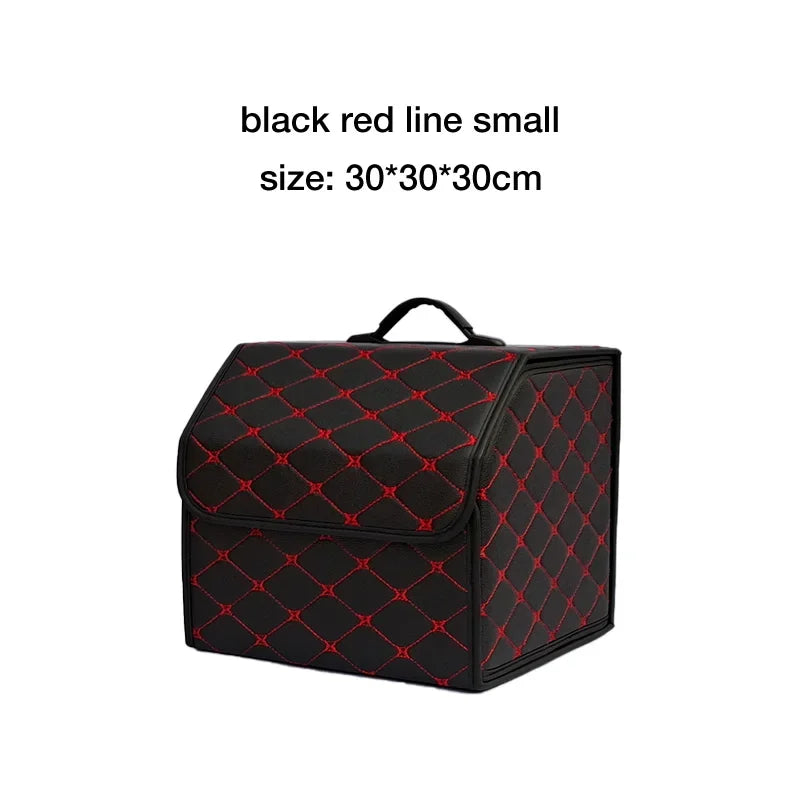 Car Trunk Organizer Box, Large Capacity, Auto Multiuse Tools, Storage Bag, Stowing, T lifestyle view