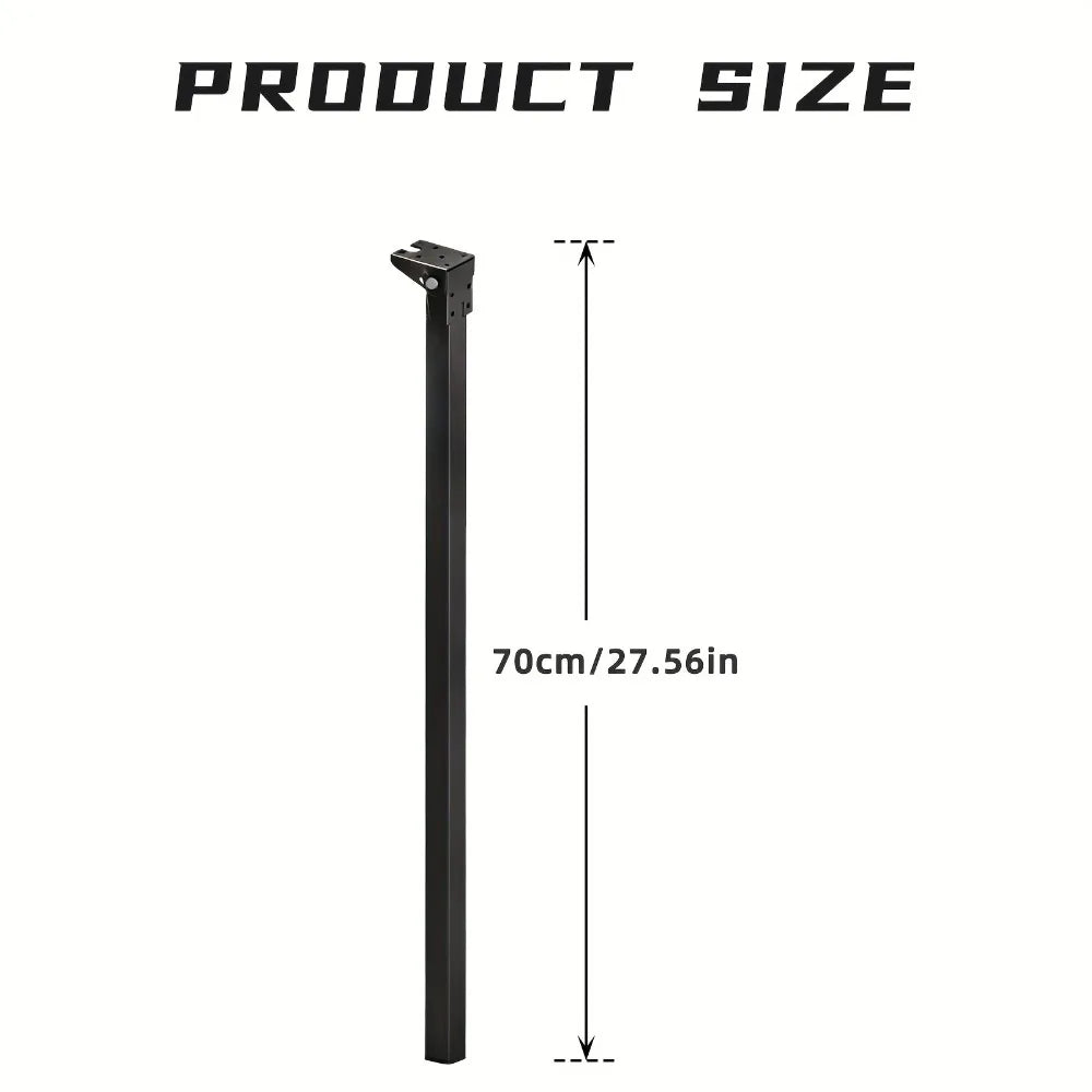 Metal Folding Table Legs, 27.56 Inch (70Cm) Height, Heavy Duty Foldable Desk Legs f additional angle