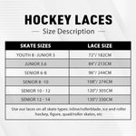 UICE Ice Hockey Shoelaces Box-Packed Ice Hockey Skate Laces 84/96/108/120in Dual La additional angle