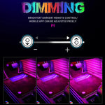 72/48/36 LED RGB Car Foot Ambient Light with USB Cigarette Automotive Interior Ligh additional angle