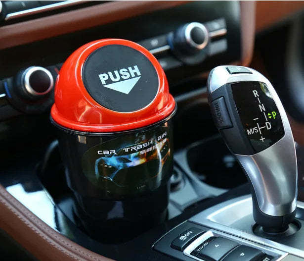 Car Cup Holder Trash Can Storage Bucket lifestyle view
