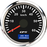 30/60/80/120/200 Km/h GPS Speedometer 52MM Car Truck Speed Gauge Meter With GPS Antenna detail view