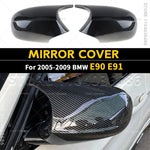 For 2005 2006 2007 2008 2009 BMW 323i 325i 325xi 328i 328xi 330i 330xi 335i 335xi (E90 E91) Rearview Mirror Cover Caps