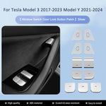 Tesla Model 3 Y Window Lifter Switch Trim Cover | ABS Button Sticker additional angle