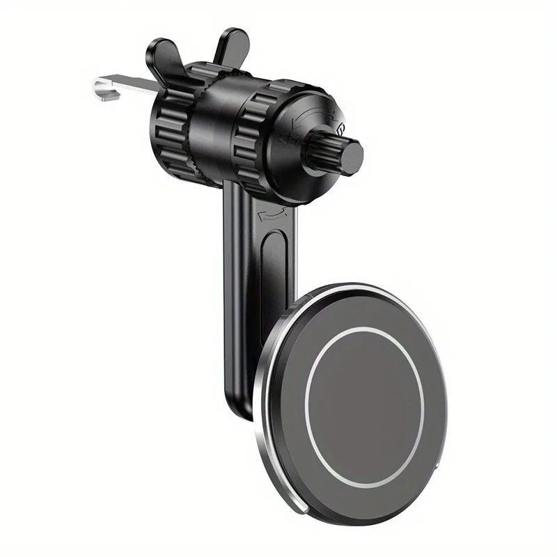 Upgraded 360° Magnetic Phone Holder for Car | MagSafe Compatible Air Vent Mount close-up view
