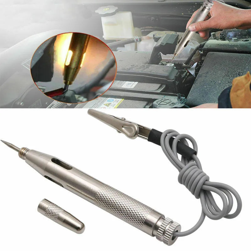 6V-24V Automotive Circuit Tester Probe Pen | Copper Fuse Light Pencil for Cars additional angle