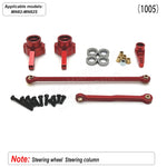 MN Series 82 82S Off-road Vehicle Parts - Metal Upgrade Accessories: Front and Rear Axles, Transmission Shaft, Tie Rods, Frame