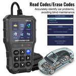 Car Diagnostic Tools OBD2 Code Reader OBD II Scanner Read Battery Tester Clear Faul additional angle