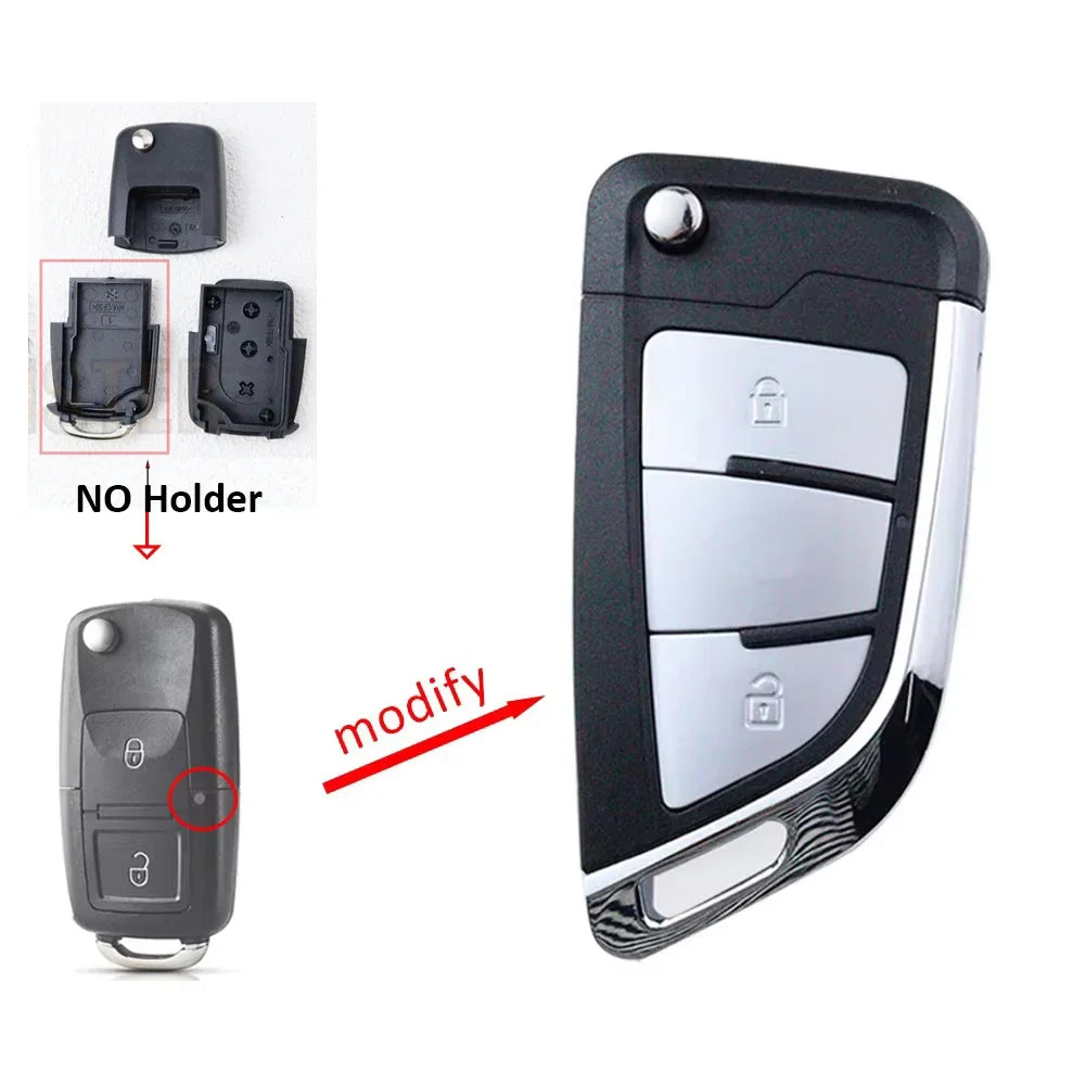2 3 Bottons Upgrade Car Key Fob Case Shell Housing for For Volkswagen for Vw Jetta Golf detail view