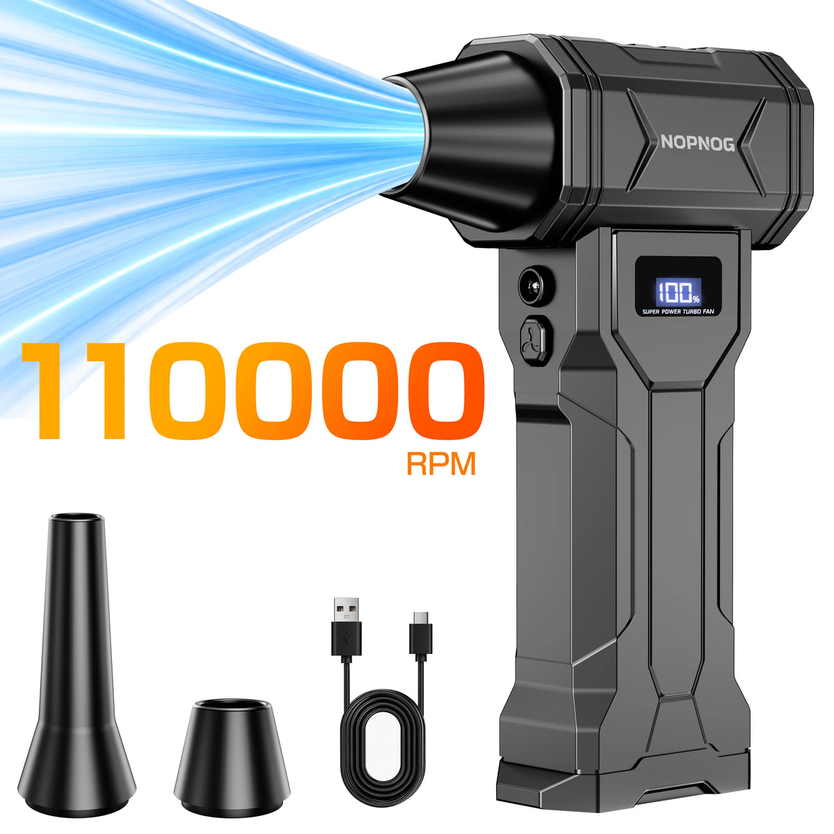 Blower Car Vacuum Cleaner Turbo Fan Violent Jet Fan Cleaning Blowing Tools Auto Dust lifestyle view