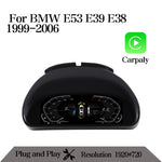 For BMW X5 E53 E39 1999-2006 10.25" Digital Cluster | Carplay Map LCD Dashboard Virtual detail view