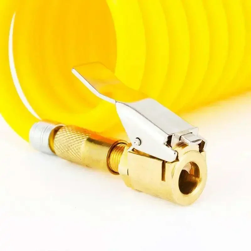Portable Inflatable Pump Air Chuck | Clip-on Tire Valve Connector Adapter additional angle