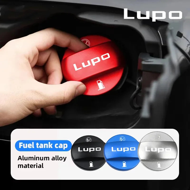 Alloy Car Fuel Cap Oil Box Lid Petrol Tank Covers For Volkswagen VW Lupo Rline Passat Touran GTI Gol