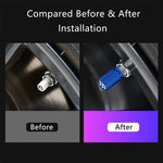 4Pcs Tire Valve Stem Cap Cover Set | Metal Tire Air Caps with O-Ring for Cars Truck additional angle