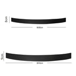 Universal Rear Bumper Guard PVC Rubber Protector Strip Car Trunk Door Sill Plate Pr additional angle