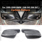 For 1999-2008 BMW E65 E66 E67 E46 Coupe E46 Cabrio 1Pair Car Rearview Mirror Covers Trim Caps 51167074235 51167074236