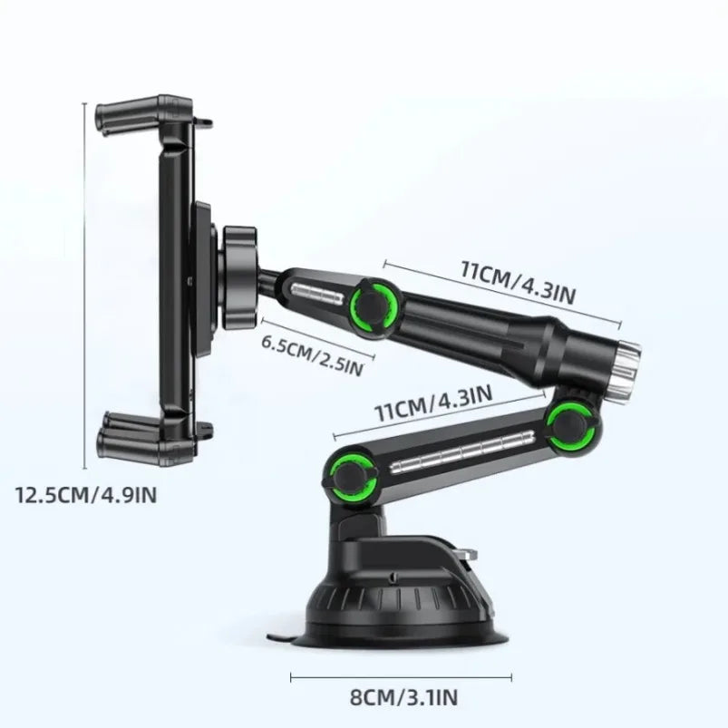 Universal Car Tablet Holder Suction Cup Stand | Dashboard Mount for iPhone Samsung additional angle