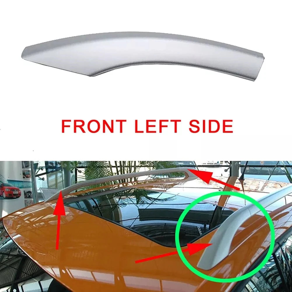 Roof Luggage Rack Guard Cover for VW CROSS POLO 2007-2011 | Silver Car Exterior Parts detail view