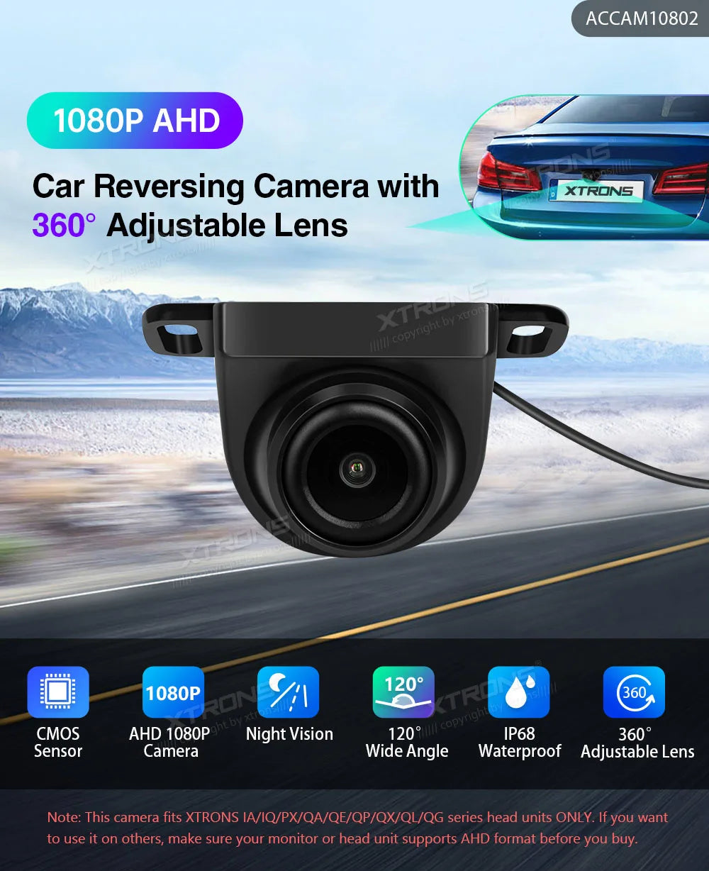 XTRONS DVR HD Camera With ADAS Function Car DVR Video Recorder Dash Cam Wide-Angle Lens Loop Recording