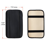 Car Armrest Cover Mat Universal PU Leather Ethnic Style Print Waterproof Non Slip S additional angle