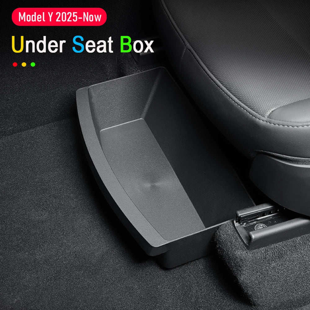 Under Seat Storage Box Organizer for Tesla Model Y Juniper 2025 2026 | Underseat Stor alternate view
