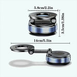 Vacuum Magnetic Car Phone Holder, Foldable Multi-Angle Adjustable Vehicle Navigation Phone Mount, Universal Phone Stand for Daily Driving