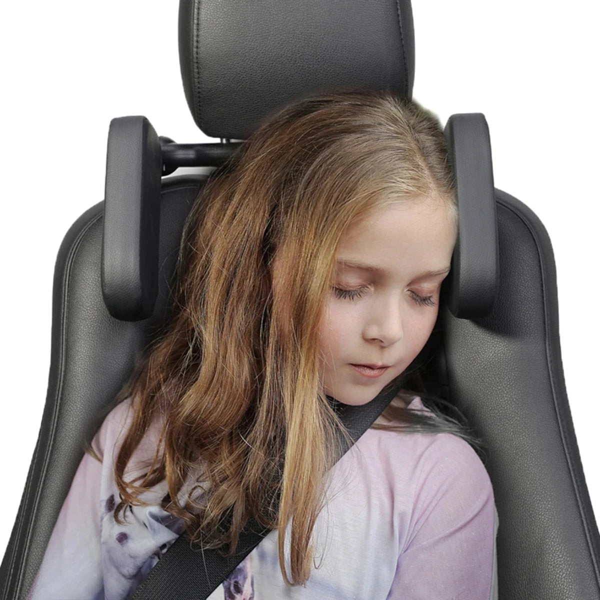 Car Neck Headrest Pillow Cushion Seat Memory Foam Pad Sleep Side Head Telescopic Suppo close-up view