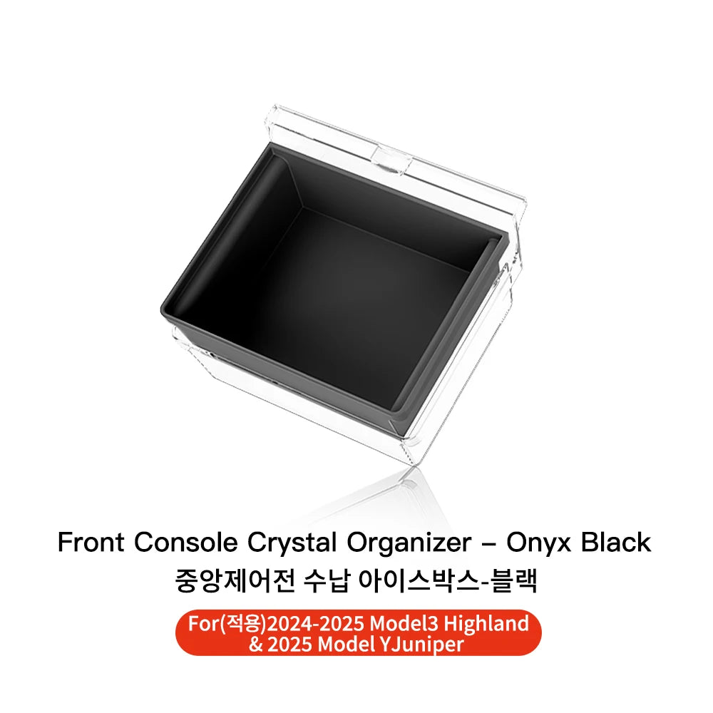 YZ Tesla Model 3 Highland 2024 Model Y Juniper 2025 Storage Box Center Armrest Hidden alternate view
