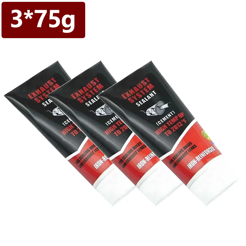 High Temperature Sealant | Car Exhaust Pipe Repair Kit additional angle