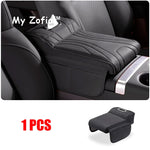 For JETOUR T2 Shanhai T2 2024 2025 2026 Car Armrest Box Height Increase Pad Leather Protective Cover Storage Bag Car Accessories