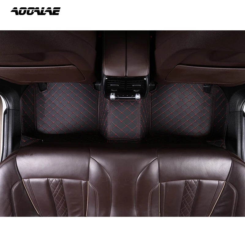 AOOALE Custom Car Floor Mats For DS3 Auto Carpets Foot Coche Accessorie