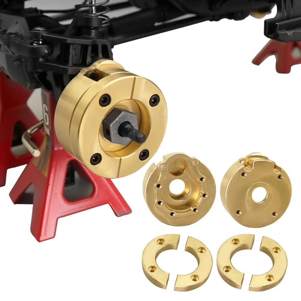 1/10 Brass Counter Weight Set for TRX4 TRX6 Portal Axle lifestyle view