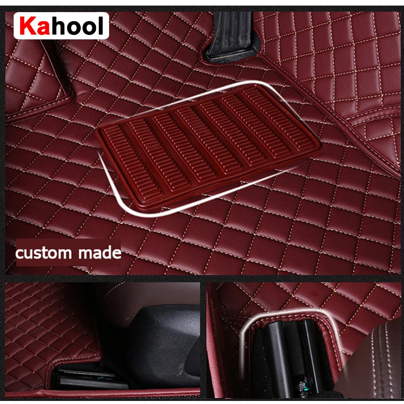 KAHOOL Custom Car Floor Mats For Infiniti EX EX25 EX30 EX35 EX37 Auto Carpets Foot Coche Accessorie