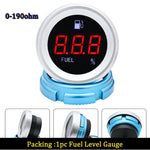 52mm Car Gauge Set | Water Temperature Oil Level Voltmeter Fuel Pressure Meter lifestyle view