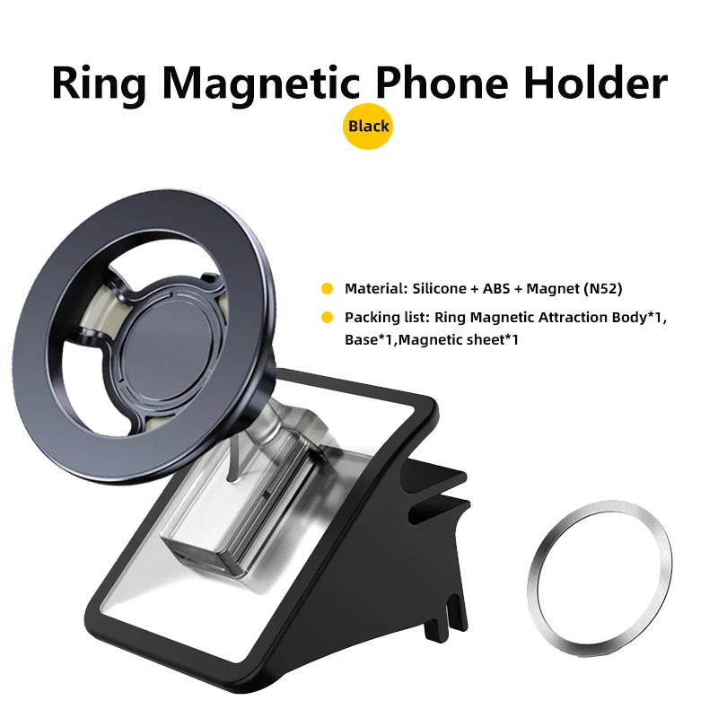 TEEQ Car Phone Holder for Tesla Model Y Juniper Model 3 Highland | Magnetic Charger St close-up view