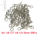 RC Car Shell Body Clips Pins Buckles 304 Stainless Steel 50 Pcs alternate view
