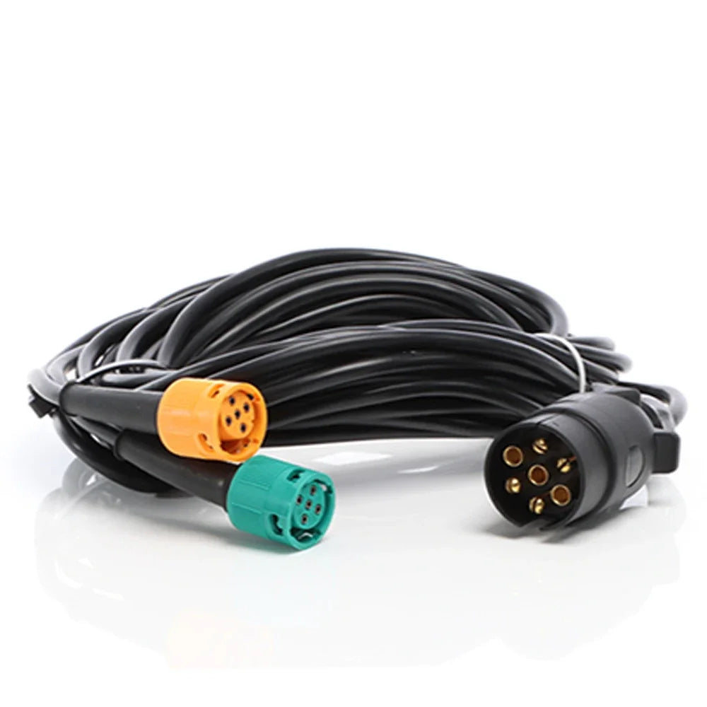 ATVOV 1 Set 12V 7 Pin Plug 5.5m Wiring Harness Tail Light Rear Stop Brake Signal La additional angle