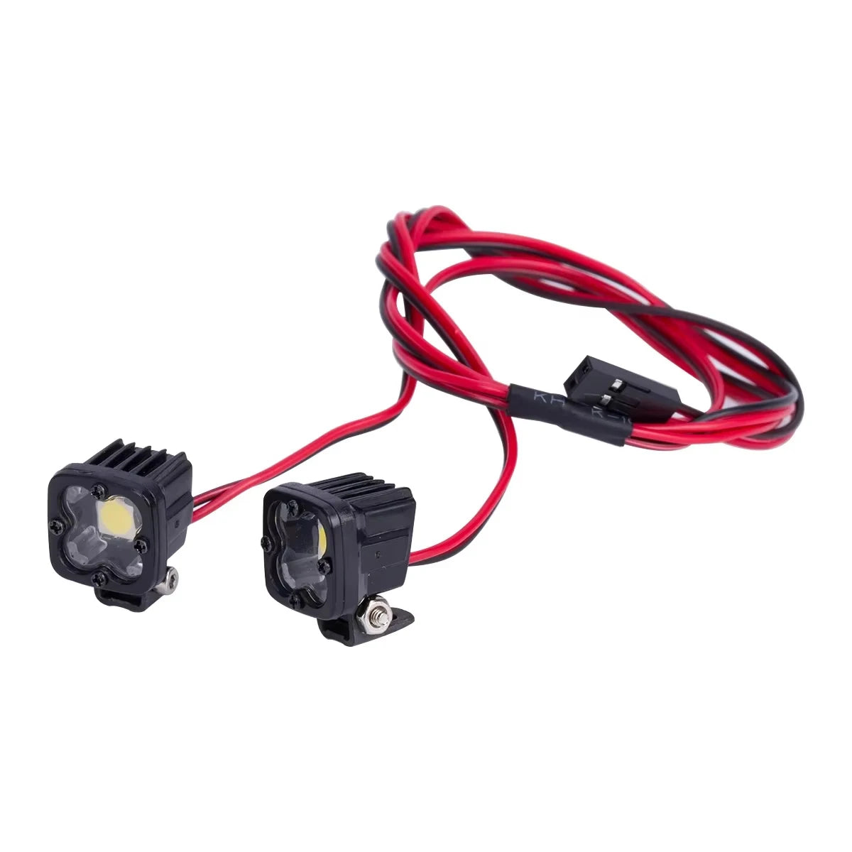 Square LED Top Lights for 1/8 1/10 RC Crawler Axial SCX10 III CJ7 Wraith