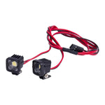 Square LED Top Lights for 1/8 1/10 RC Crawler Axial SCX10 III CJ7 Wraith