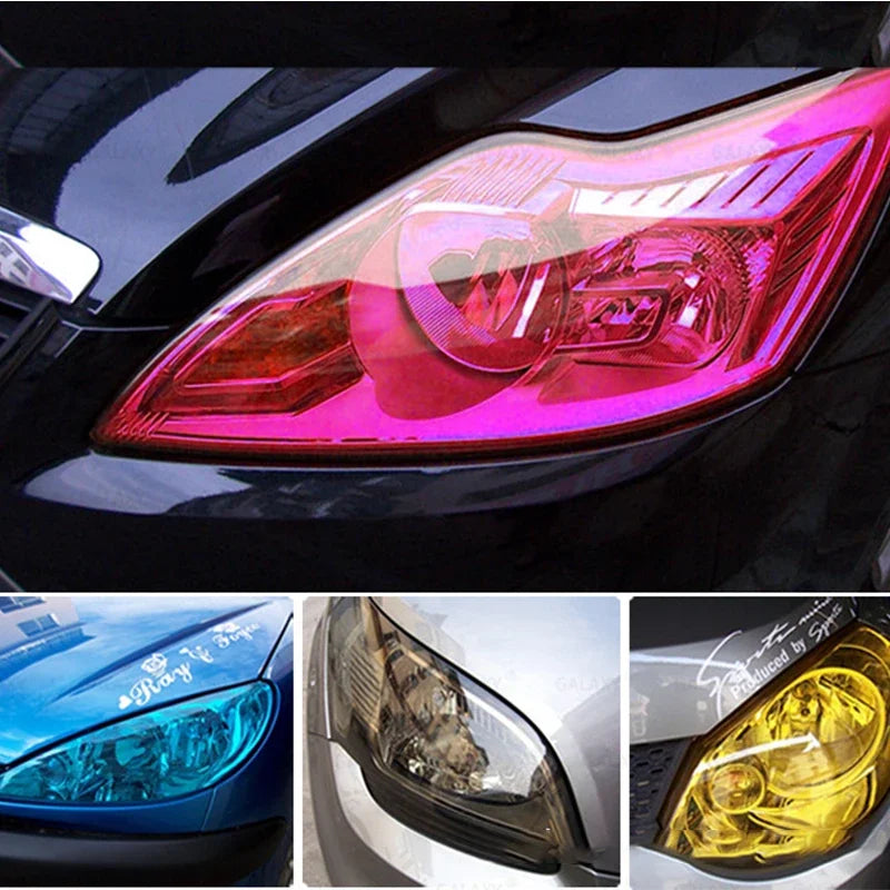 Car Headlight Taillight Protective Film Tint Vinyl Film Auto Lamp Film Sticker Sheet alternate view