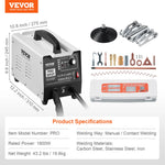 SucceBuy 1.8KW Stud Welder Dent Repair Kit Auto Body Spot Welding Dent Puller Machine Spot Welder Dent Puller for CarDent Repair
