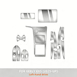 TPU Film For Geely EX5 E5 2025-2026 Center Console TPU Protective Film Interior Screen Protector Interior Film Transparent TPU