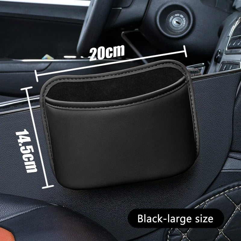 Car Seat Back Organizer Pu Leather Waterproof Storage Bag
