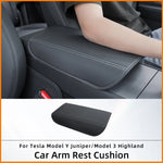 For Tesla Model Y Juniper Model 3 Highland Car Arm Rest Cushion Center Console Armrest Box Cover Pad Elbow Support Rest Cushion