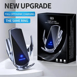 Q3 Smart Sensor Car Phone Wireless Charger | 15W Fast Auto-Clamping Qi Car Mount alternate view