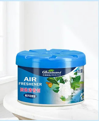 70g Solid Air Freshener | Indoor Toilet Deodorizer and Car Fragrance Box detail view