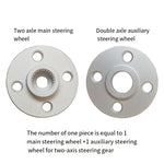 Black Multi Dof Robot Parts Accessory M3/M4 Screw U Beam Servo Bracket For Robot Kit Standard Part Steering Bearing Bracket Kit