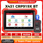 LAUNCH X431 CRP919X BT CRP919XBT OBD2 Scanner Automotive Diagnostic Tools Car CANFD DOIP ECU Coding Professional Scan