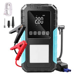 Car Jump Starter Battery Start Up Starting Power Repair Tools Tire Inflation Pump Automobile Emergency Clip For SUV RV Truck Motorcycle Universal Auto Accessories 6000mAh