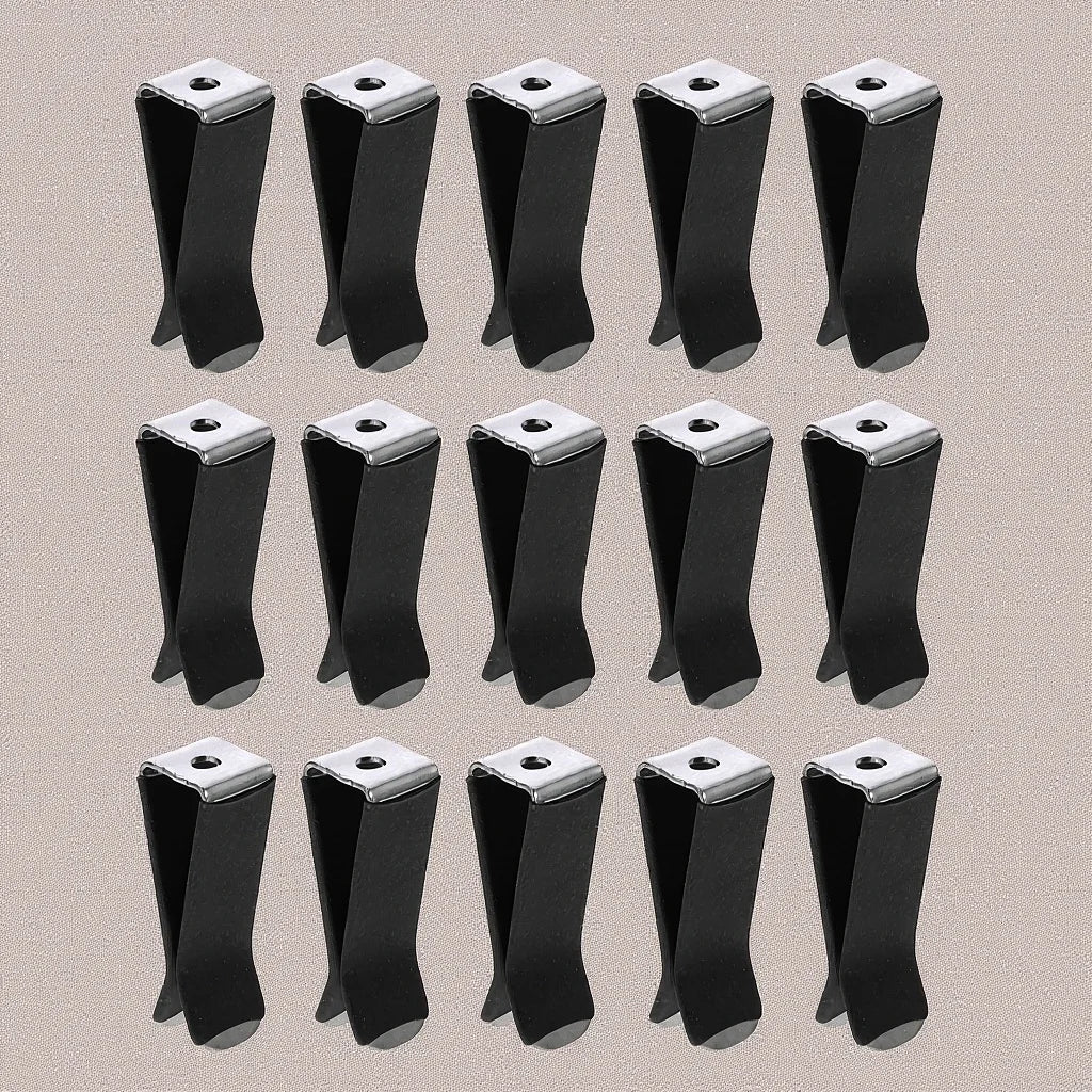 Automotive Vent Clips Air Freshener Holder 30 Pieces Black | 22Mm Screw Hole
